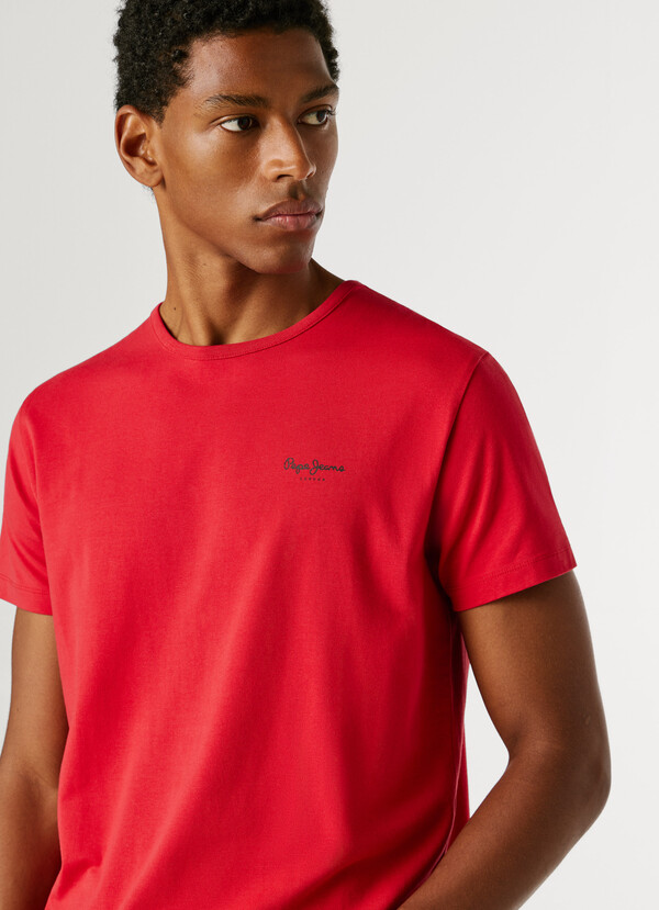 SLIM FIT LOGO PRINT T-SHIRT