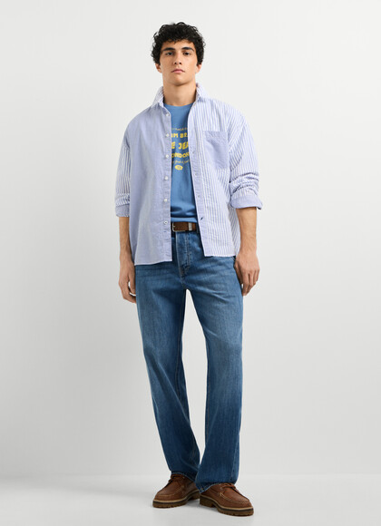 LOW-RISE LOOSE FIT JEANS - HELIX