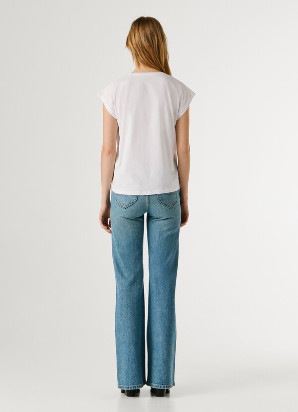 SLIM FIT LOGO PRINT T-SHIRT