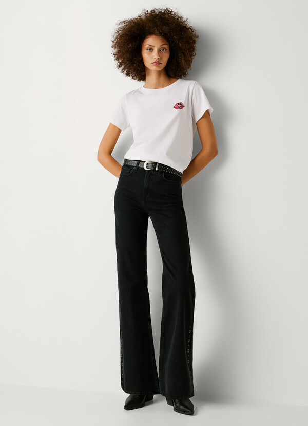 HIGH-RISE FLARE FIT JEANS - WILLA