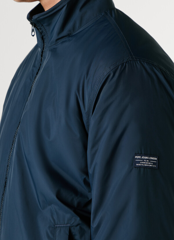 HARRINGTON JACKET WITH HIGH NECK