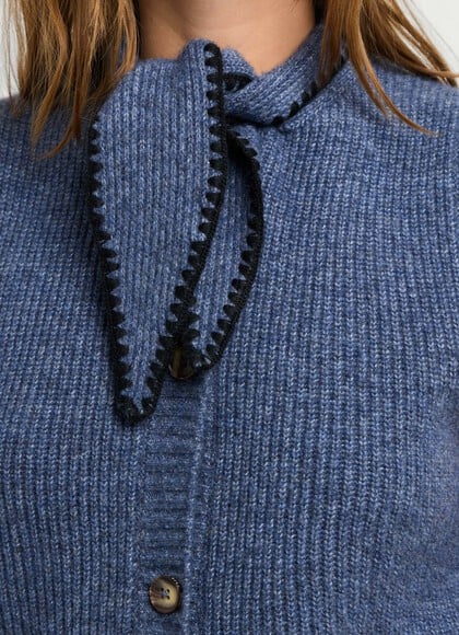 HIGH NECK KNIT WAISTCOAT