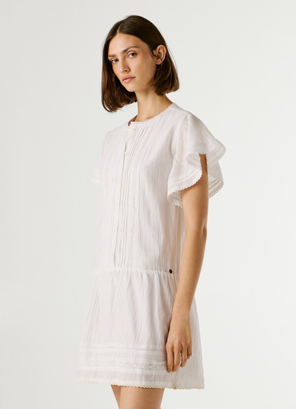 SHORT DRESS WITH LACE