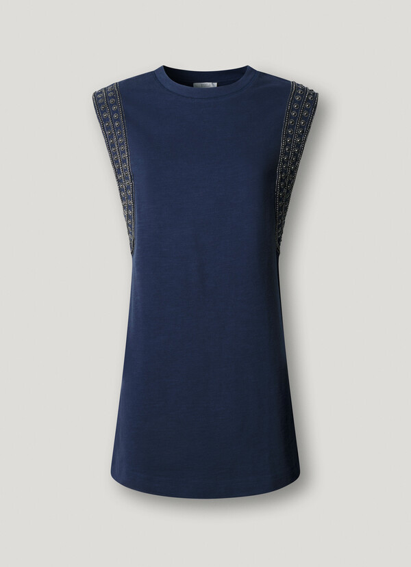 SLEEVELESS MINI DRESS