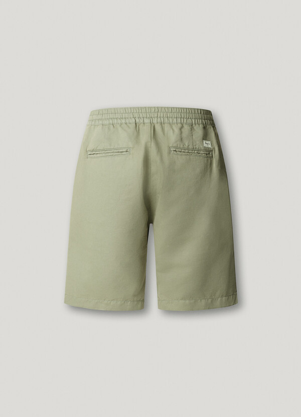 RELAXED FIT LINEN SHORTS