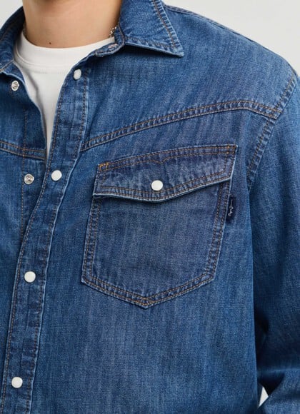 REGULAR FIT DENIM SHIRT