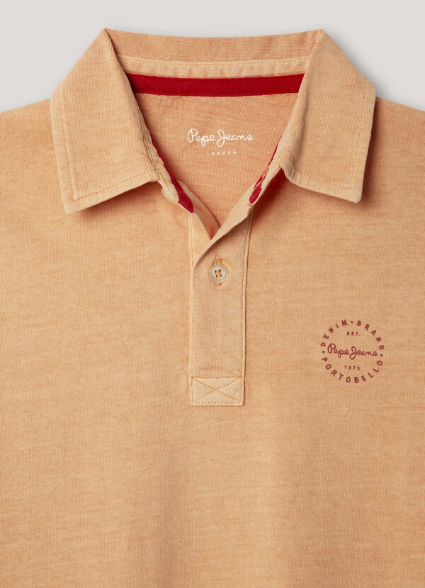 GARMENT DYED REGULAR FIT POLO