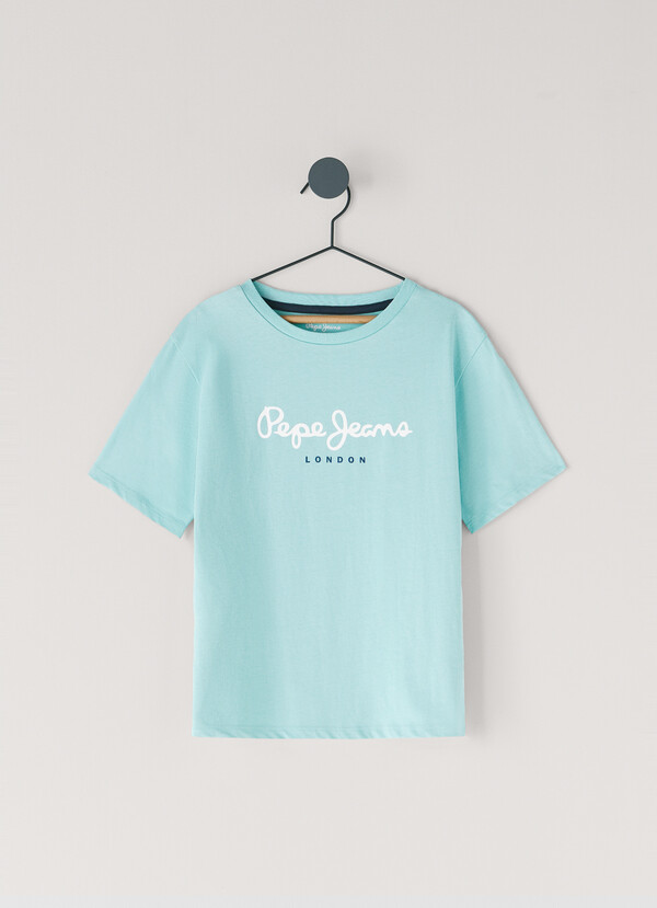 T-SHIRT COUPE REGULAR AVEC LOGO IMPRIM&Eacute;