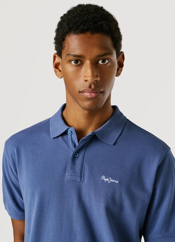 GARMENT DYED PIQUE POLO SHIRT
