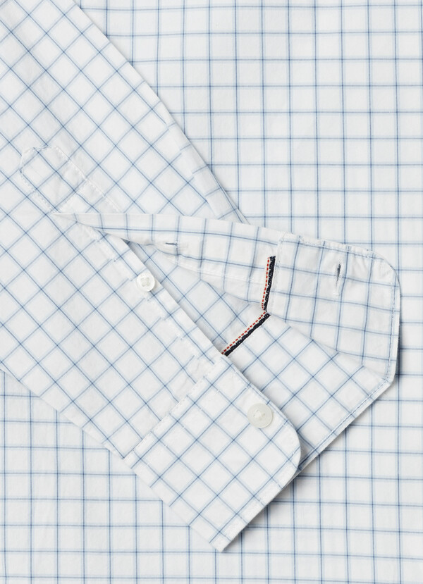 REGULAR FIT CHECKED POPLIN SHIRT