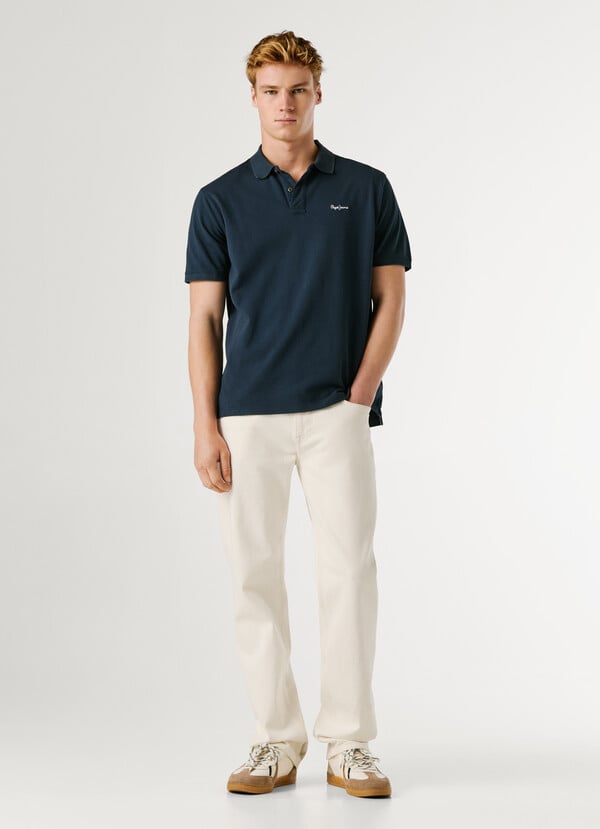 GARMENT DYED PIQUE POLO SHIRT