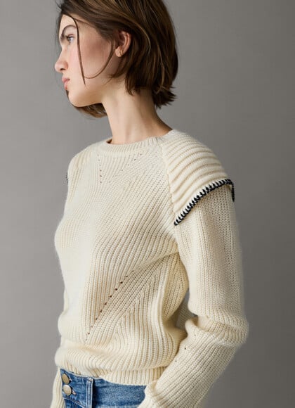 CREW NECK KNIT JUMPER