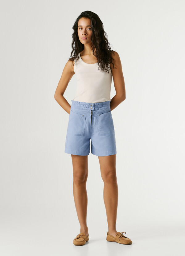 PAPERBAG TWILL SHORTS
