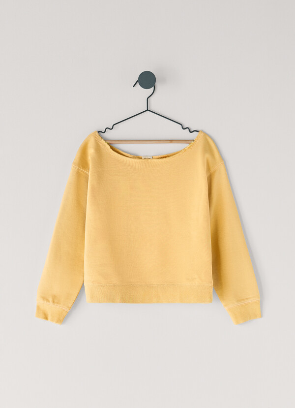 RELAXED FIT CREW NECK SWEATSHIRT