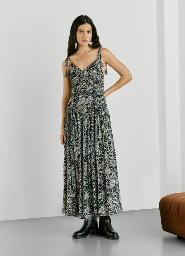 STRAP MAXI DRESS