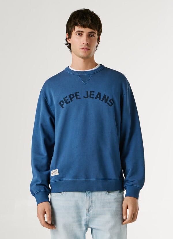 CREW NECK LOGO SWEATSHIRT