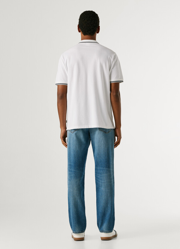 REGULAR FIT PIQU&Eacute; POLO