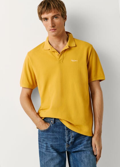 GARMENT DYED PIQUE POLO SHIRT