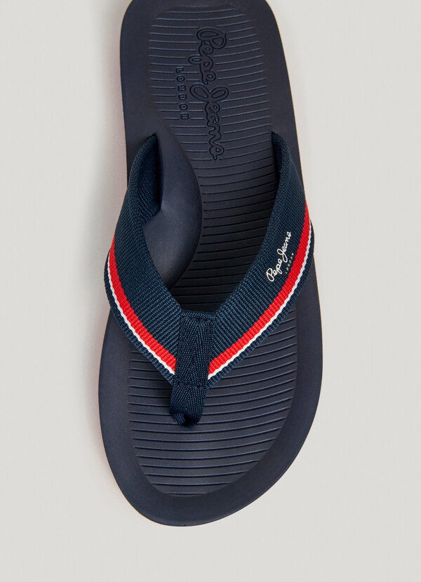 THREE-POINT BEACH FLIP FLOPS WITH LOGO