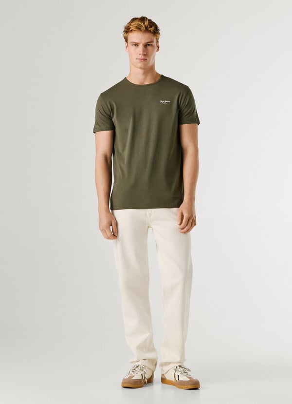 SLIM FIT LOGO PRINT T-SHIRT