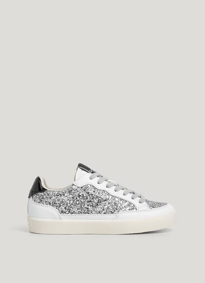 GLITTER DETAIL TRAINERS