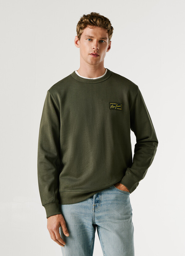 CREW NECK LOGO SWEATSHIRT