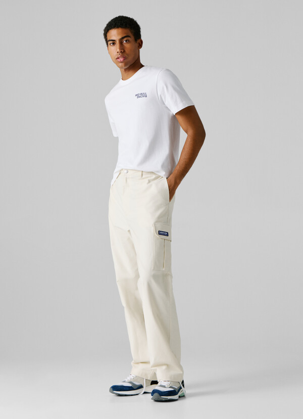 STRAIGHT FIT CARGO TROUSERS