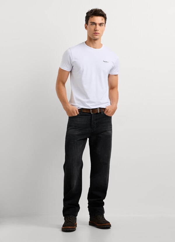 SLIM FIT LOGO PRINT T-SHIRT