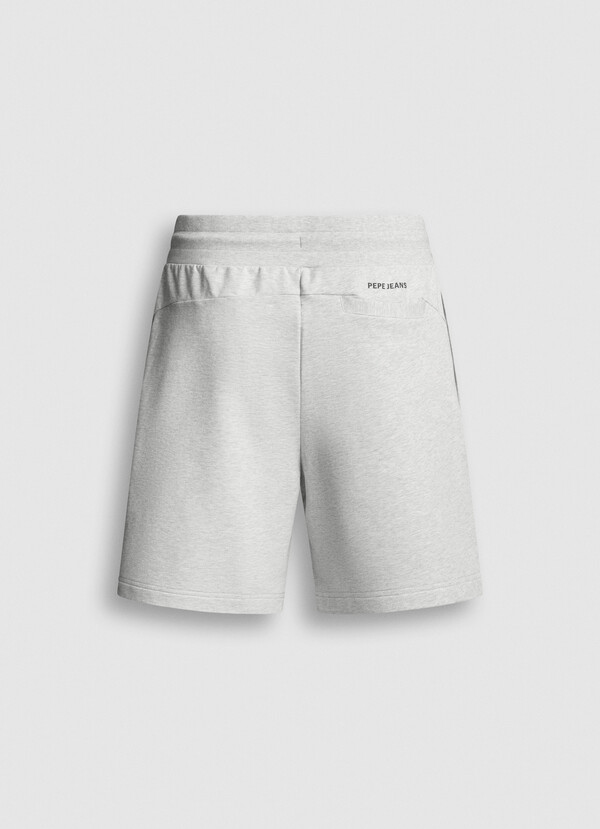 SLIM FIT FLEECE BERMUDA SHORTS