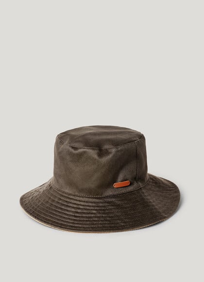 REVERSIBLE TWILL BUCKET HAT