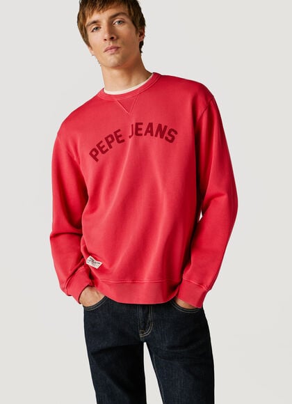 CREW NECK LOGO SWEATSHIRT