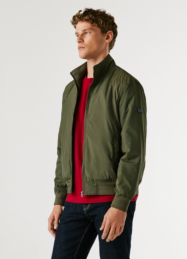 HARRINGTON JACKET WITH HIGH NECK
