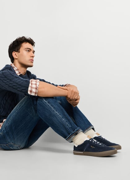 KENTON - CLASSIC SUEDE TRAINERS