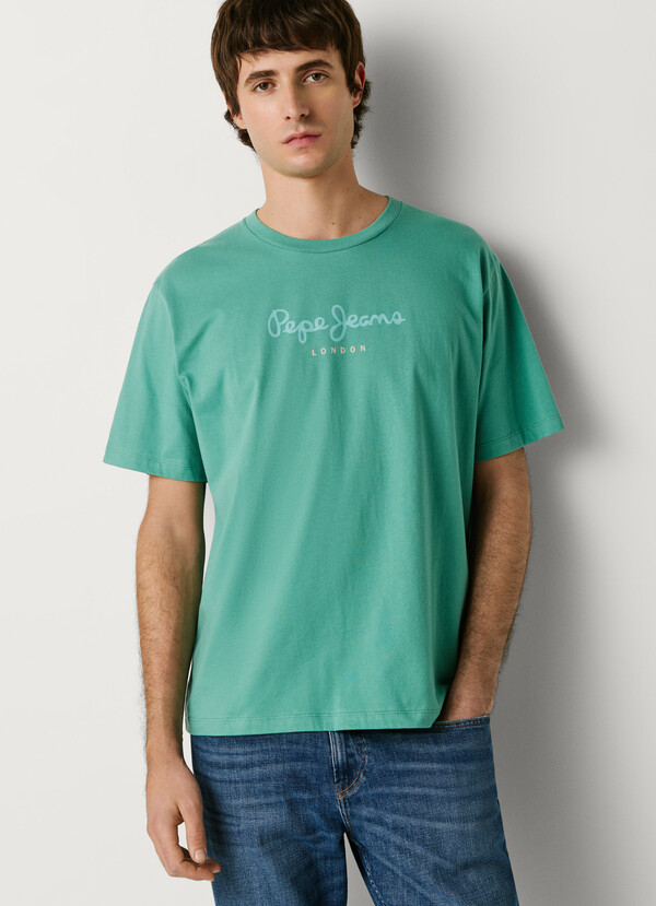 REGULAR FIT LOGO PRINT T-SHIRT