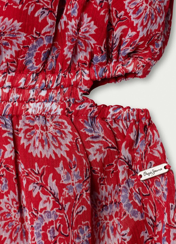 FLORAL PRINT MINI DRESS