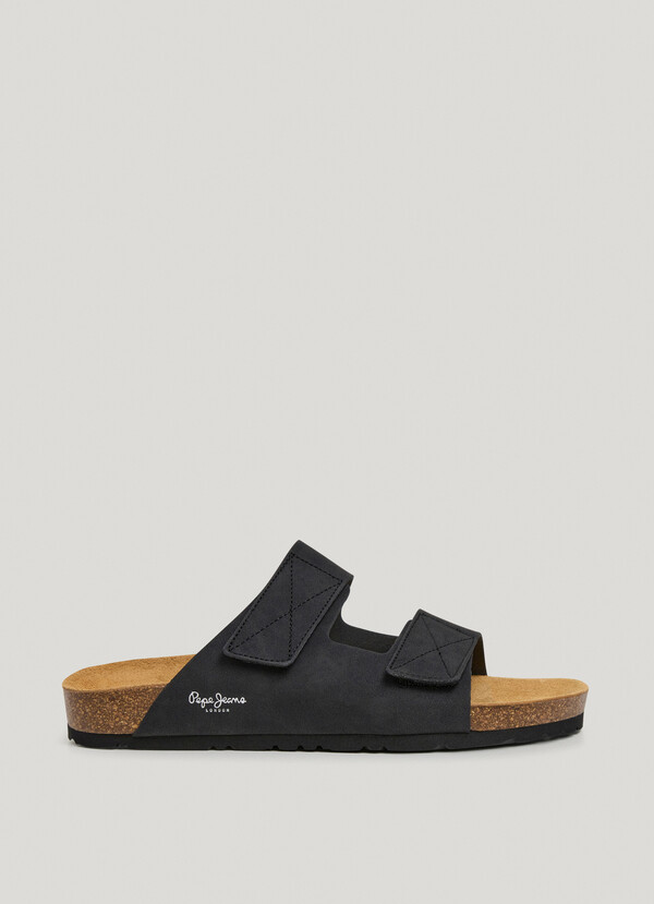 SANDALS WITH DOUBLE VELCRO CLOSURE