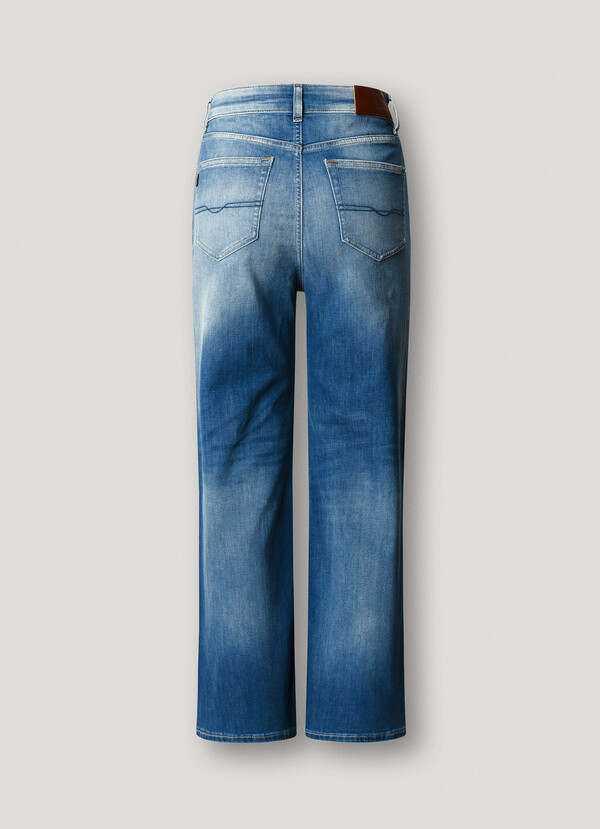 LEXA - HIGH-RISE STRAIGHT FIT JEANS
