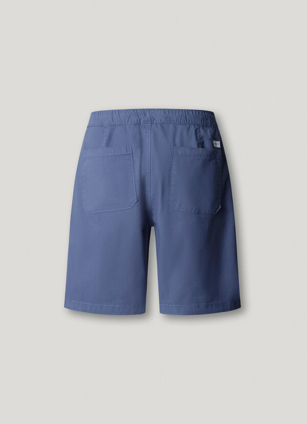 RELAXED FIT POPLIN SHORTS