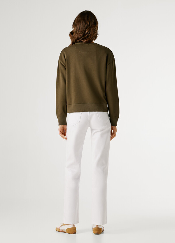 CREW NECK LOGO SWEATSHIRT