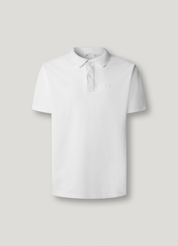GARMENT DYED PIQUE POLO SHIRT
