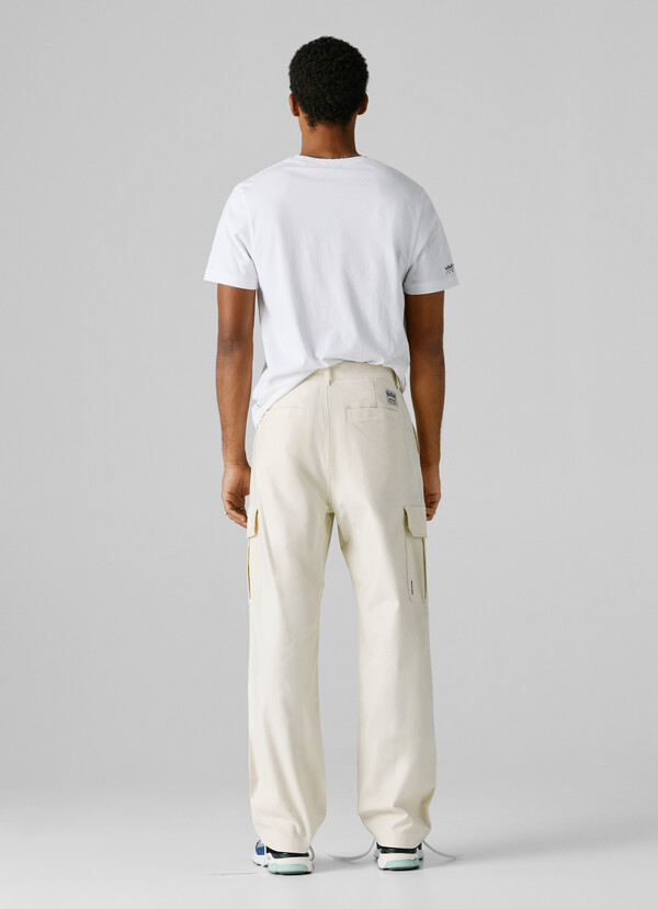 STRAIGHT FIT CARGO TROUSERS
