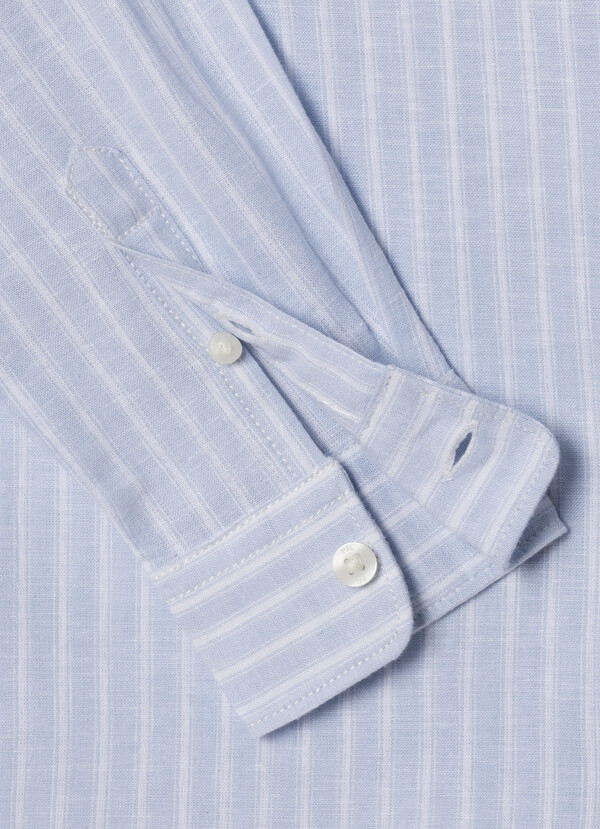 RELAXED FIT STRIPED SHIRT