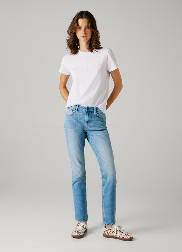 VIOLET - HIGH-RISE TAPER FIT JEANS