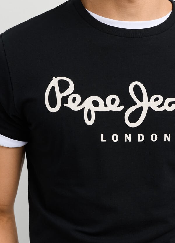 SLIM FIT LOGO PRINT T-SHIRT