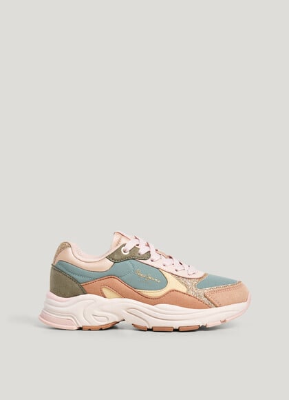 COMBINED TRAINERS WITH GLITTER DETAILS
