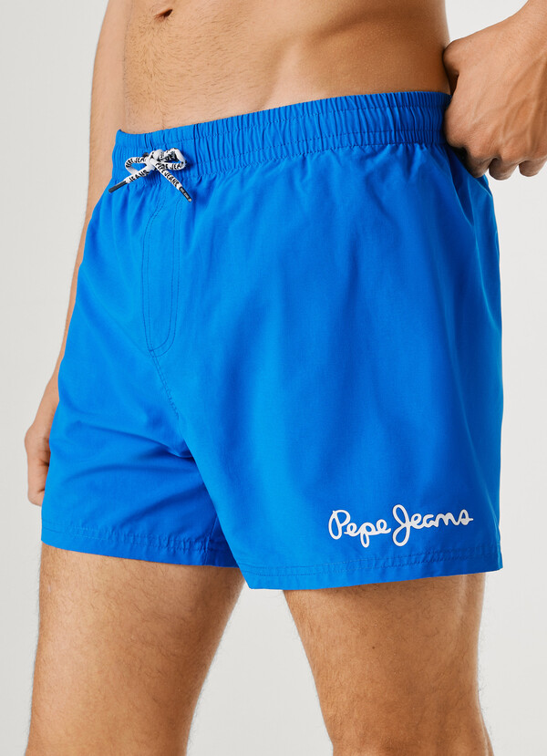 PRINTED LOGO SWIM SHORTS