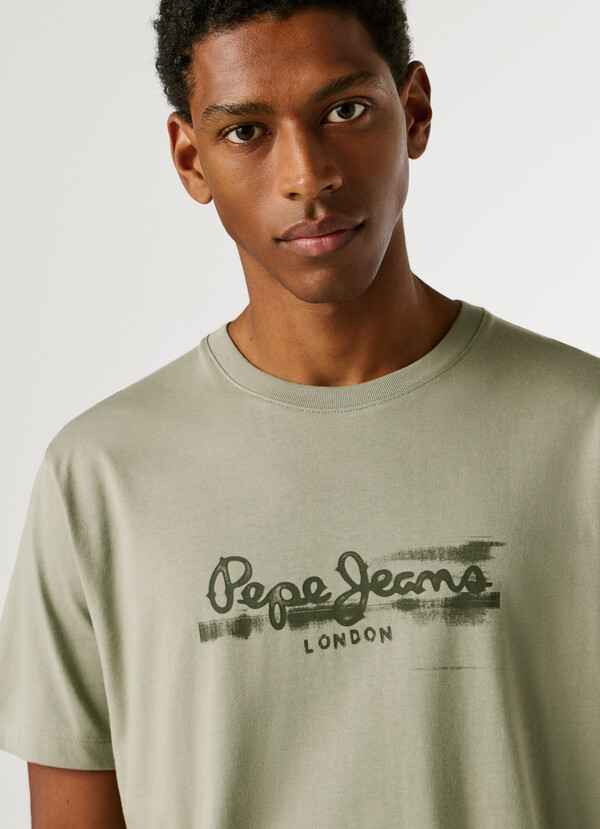 REGULAR FIT LOGO PRINT T-SHIRT