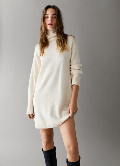 KNIT MINI DRESS