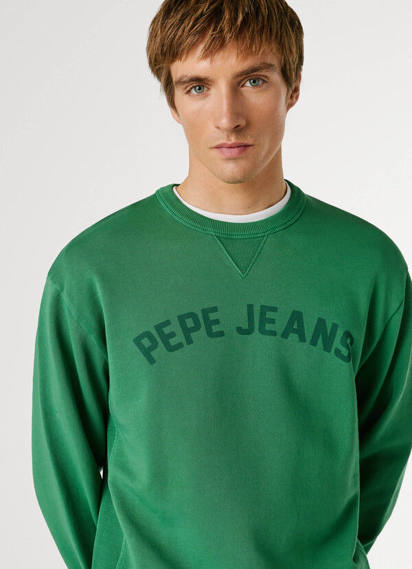 CREW NECK LOGO SWEATSHIRT