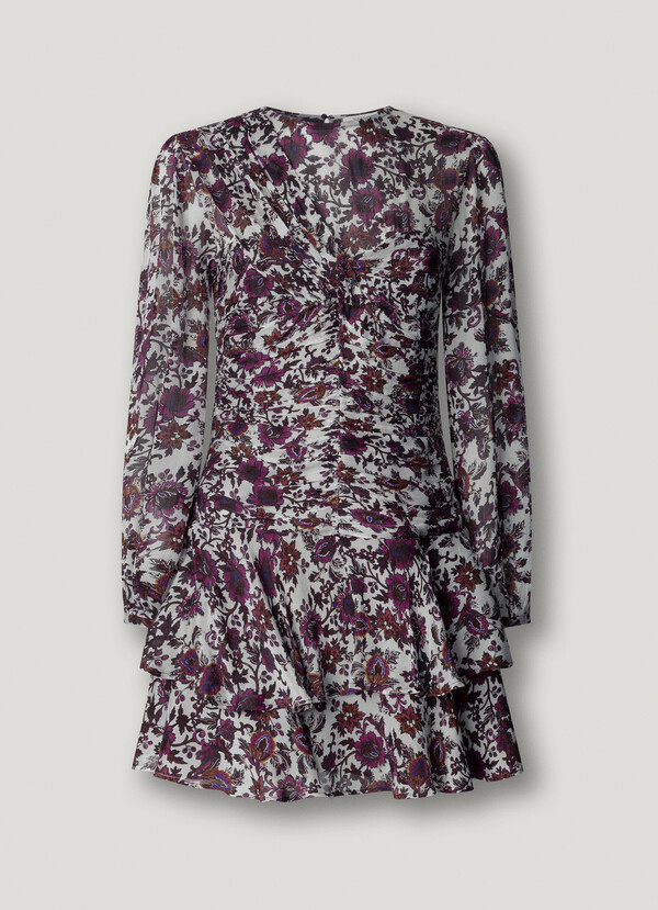 FLORAL PRINT MINI DRESS